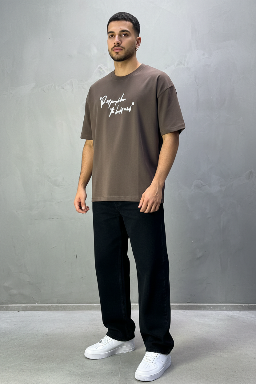 T-Shirt Oversize Brown Urbanity 5116