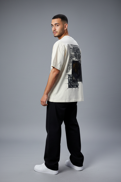 T-Shirt Oversize Beige Urbanity 5101