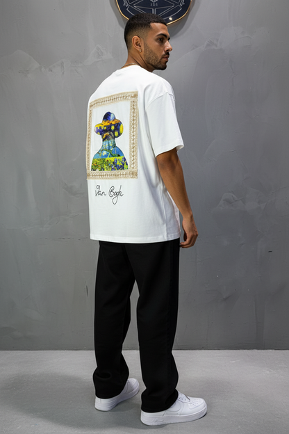 T-Shirt Oversize blanc Van Gogh 5060