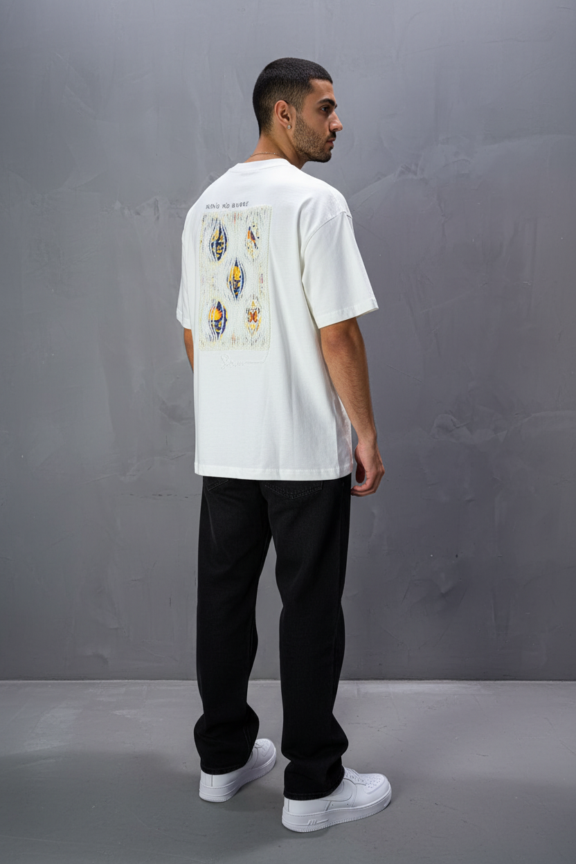 T-Shirt Oversize Blanc Urbanity 5120