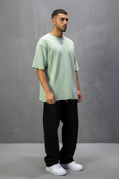 T-Shirt Oversize Mint – Tissu Épais  42