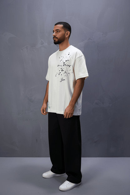 T-shirt Oversize Beige  – Art Gallery 5114