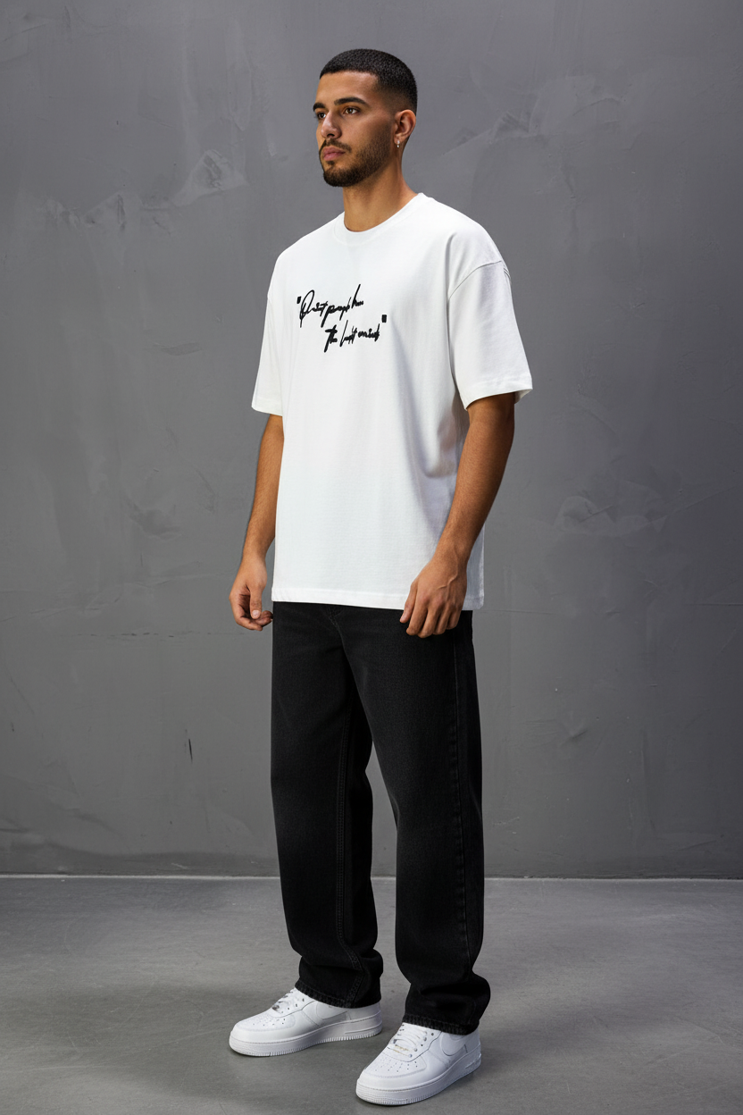 T-Shirt Oversize Blanc Urbanity 5116