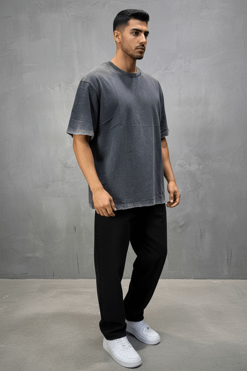 T-Shirt Oversize Washed Vintage 1976 - ZG PREMIUM