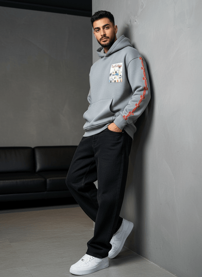 SWEAT CAPUCH GRIS TUNISIA 7857 - ZG PREMIUM