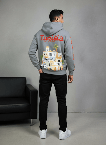 SWEAT CAPUCH GRIS TUNISIA 7857 - ZG PREMIUM