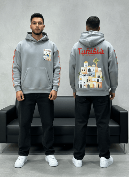 SWEAT CAPUCH GRIS TUNISIA 7857 - ZG PREMIUM