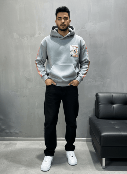 SWEAT CAPUCH GRIS TUNISIA 7857 - ZG PREMIUM