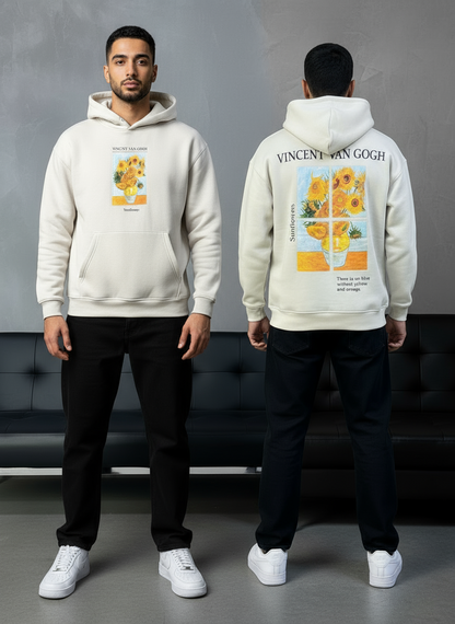 HOODIE SAW OVERSIZE BEIGE 4958