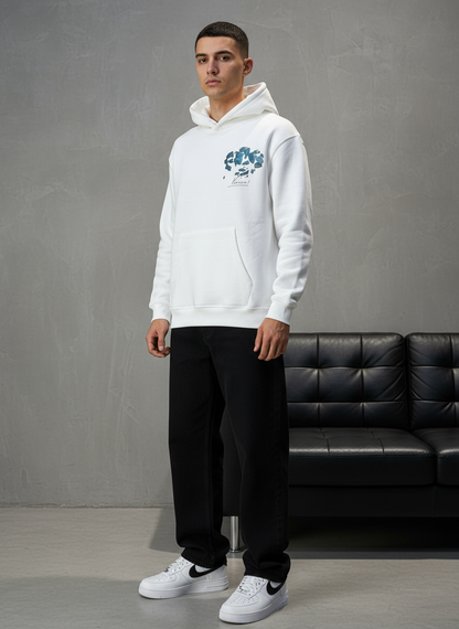 HOODIE SAW OVERSIZE WHITE 4998