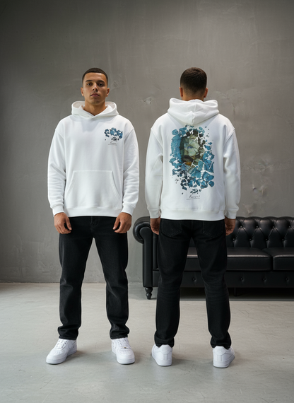 HOODIE SAW OVERSIZE WHITE 4998