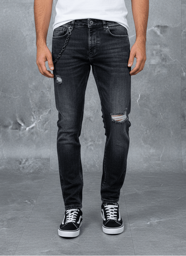 JEANS SLIM GREY B8569 - ZG PREMIUM
