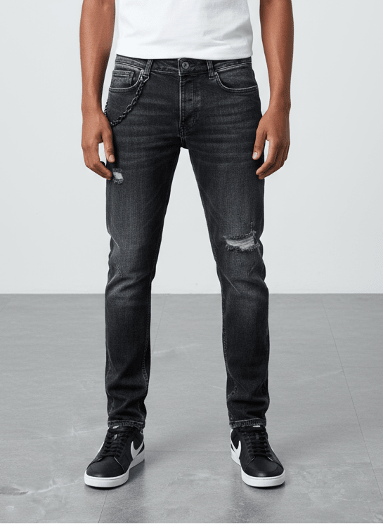 JEANS SLIM GREY B8569 - ZG PREMIUM