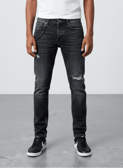JEANS SLIM GREY B8569 - ZG PREMIUM